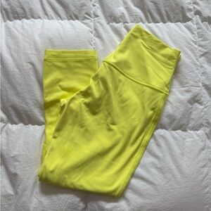 lululemon athletica Neon Yellow Leggings